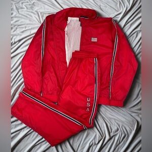 Vintage 90’s LAVON USA Embroidered Track Suit